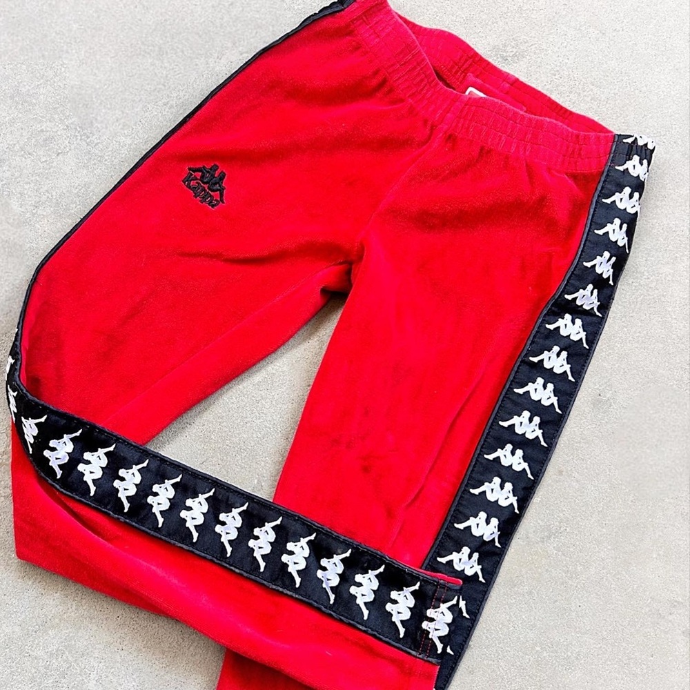 Kappa Red Track Pants
